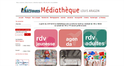 Desktop Screenshot of mediatheque-martigues.fr