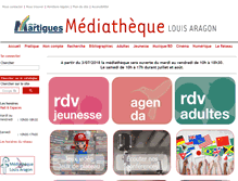 Tablet Screenshot of mediatheque-martigues.fr